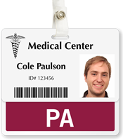 PA Badge Buddy For Horizontal ID Cards