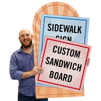 Upload Any Design Custom Standard Sign Panel