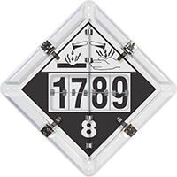 5 Legend DigiLock™ Placard Aluminum (white)