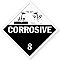 Corrosive Placard