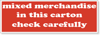 Mixed Merchandise Label