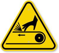 ISO Entanglement Symbol Warning Sign