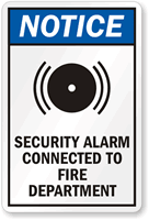 Fire Alarm Connected to Fire Department