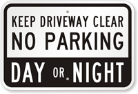 Keep Driveway Clear
