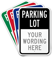 Parking Lot Design #1 Sign
