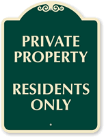 Private Property  Sign