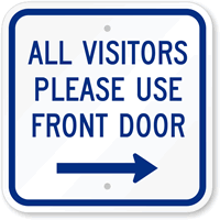 All Visitors Please Use Front