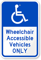 Wheelchair Accessible Vehicles Only