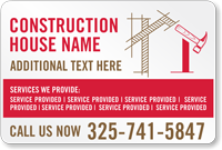 Add Company Name Custom Vehicle Contractor Magnetic Sign