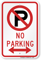 No Parking Sign