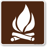 Symbol Sign For Campsite