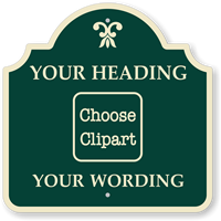 Custom Palladio Sign  Choose Clipart Add Wording