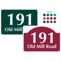 With House Number And Street Name