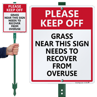 LawnBoss Sign & Stake Kit