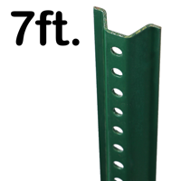 Standard U Channel Sign Post  7' tall