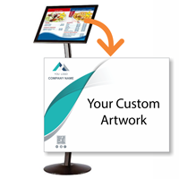 Custom Insert Curved Menu Board Kit