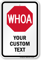 WHOA Add Custom Text