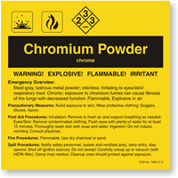 ANSI Chemical Label