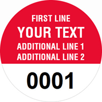 Circular Custom Template  Numbering