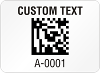 Rectangular 2D Custom Template  Barcode