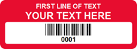 Rectangular Custom Template  Barcode