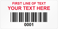 Rectangular Custom Template  Barcode