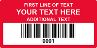 Rectangular Custom Template  Barcode