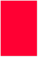 Fluorescent Red Color Coded Label