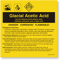 ANSI Chemical Label