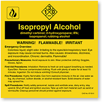 ANSI Chemical Label