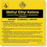 ANSI Chemical Label