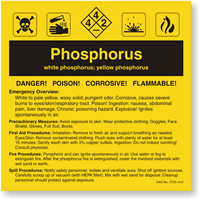 ANSI Chemical Label