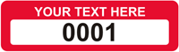 Rectangular Custom Template  Numbering