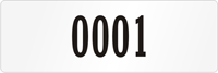 Rectangular Custom Template  Numbering
