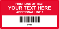 Rectangular Custom Template  Barcode