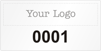 Rectangular Custom Template  Numbering