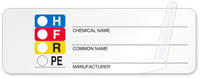 Hazardous Material Identification System Label