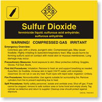 ANSI Chemical Label