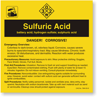 ANSI Chemical Label