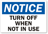 Notice  Label