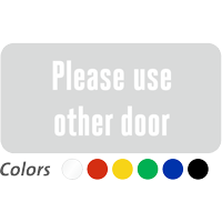 Add Your Own Text Customizable Single Sided Label