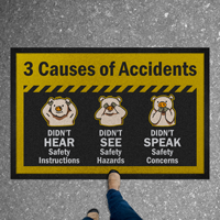 3 Causes of Accidents; Hear, See, Speak