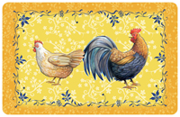Rooster Gold Mat