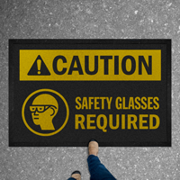 PPE, Caution: Safety Glasses Required