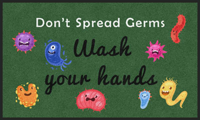 Wash Your Hands Message ColorStar Safety Mat