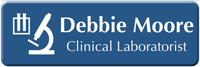 Customizable Clinical Laboratorist LaserLogo Name Badge with Symbol