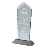 Pop in Acrylics Arrow Award with Base