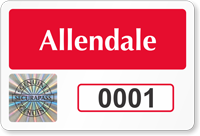 Create Tamper Evident SecuraPass Hologram Permit Decals