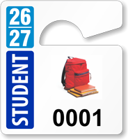 Plastic ToughTags™ Parking Permits, Mini