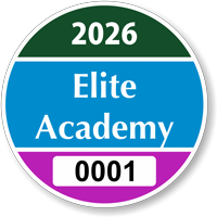 High School Window Decal 3 in. x 3 in.